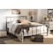 Baxton Studio Amy Vintage Industrial Black Finished Metal Queen Size Platform Bed 119-10576 - alternate 3